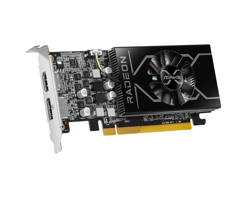 Видеокарта ASROCK AMD Radeon RX 6400 Low Profile 4G... 4