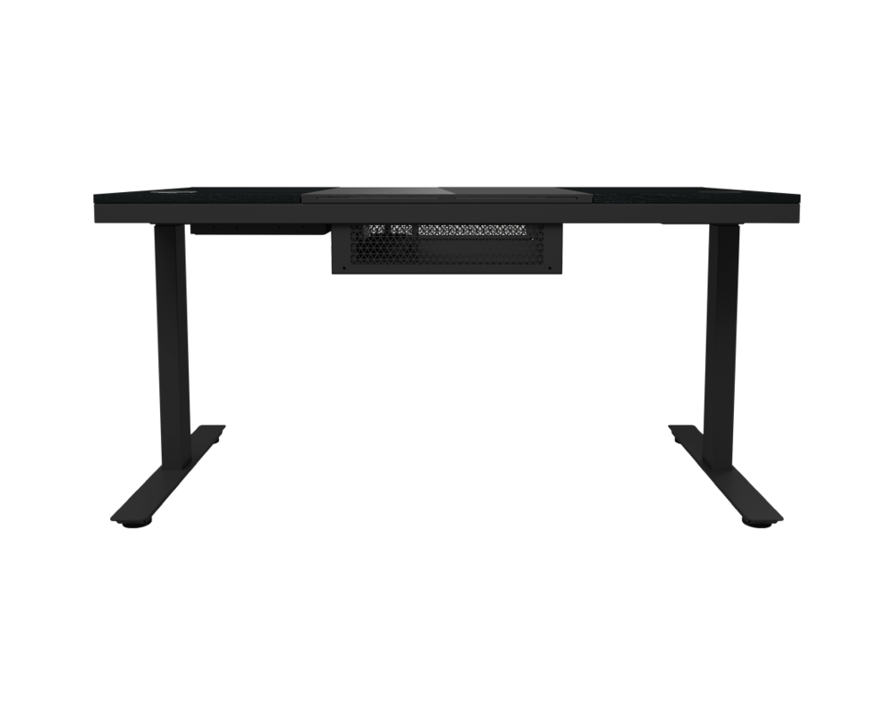 Геймърско бюро Dual-motor sit/stand adjustable-height gaming desk with built-in PC case 5