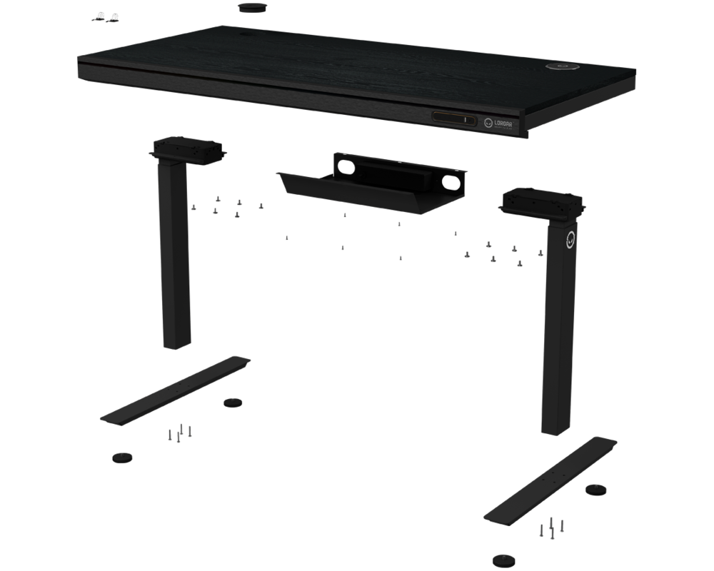 Геймърско бюро Dual-motor sit/stand adjustable-height gaming desk with wireless charger 4