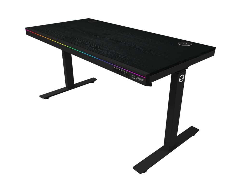 Геймърско бюро Dual-motor sit/stand adjustable-height gaming desk with wireless charger 2