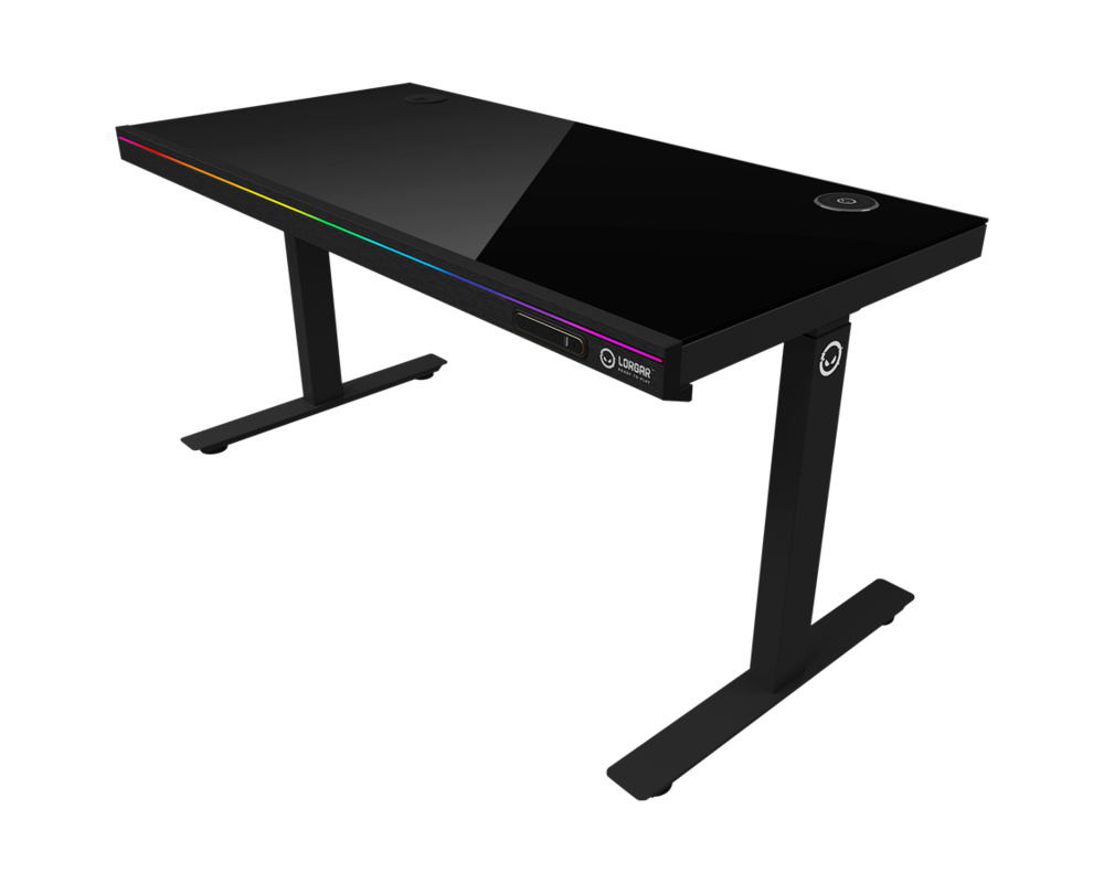 Геймърско бюро Dual-motor sit/stand adjustable-height gaming desk with wireless charger 2