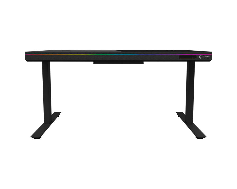 Геймърско бюро Dual-motor sit/stand adjustable-height gaming desk with wireless charger 3