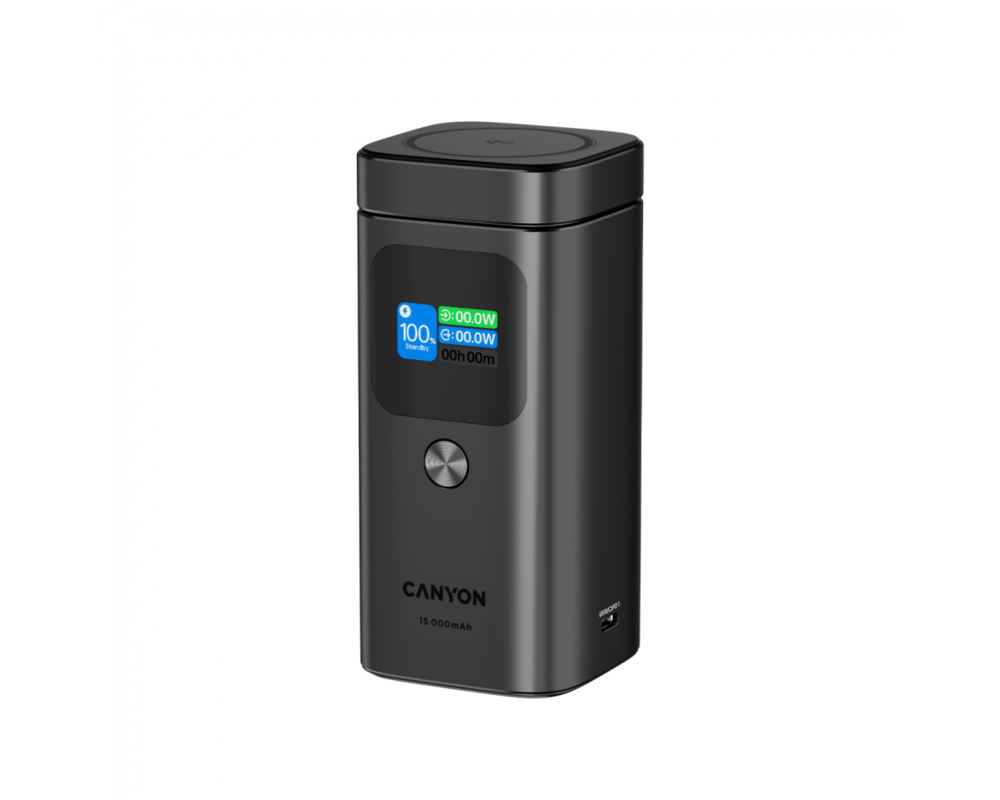 Външна батерия CANYON Qi2 magnetic power bank OnPower 1... 2