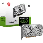 <span>Видеокарта</span> MSI Nvidia GeForce RTX 4060 VENTUS 2X WHITE 8G <span class='catalog-num-in-name'>RTX_4060_VENTUS_2X_WHITE_8G</span> - 
