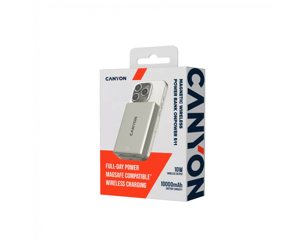 Външна батерия CANYON magnetic power bank OnPower 511 P... 5