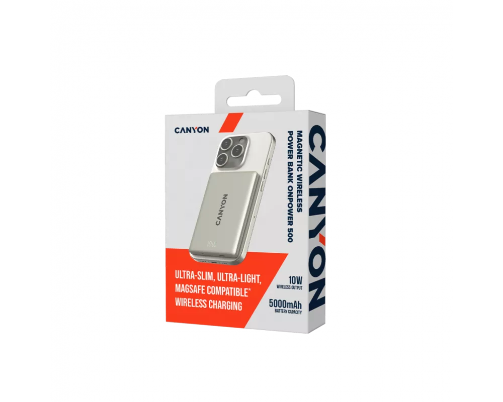 Външна батерия CANYON magnetic power bank OnPower 500 P... 6