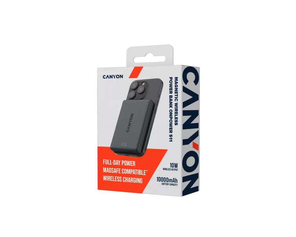 Външна батерия CANYON magnetic power bank OnPower 511 P... 5