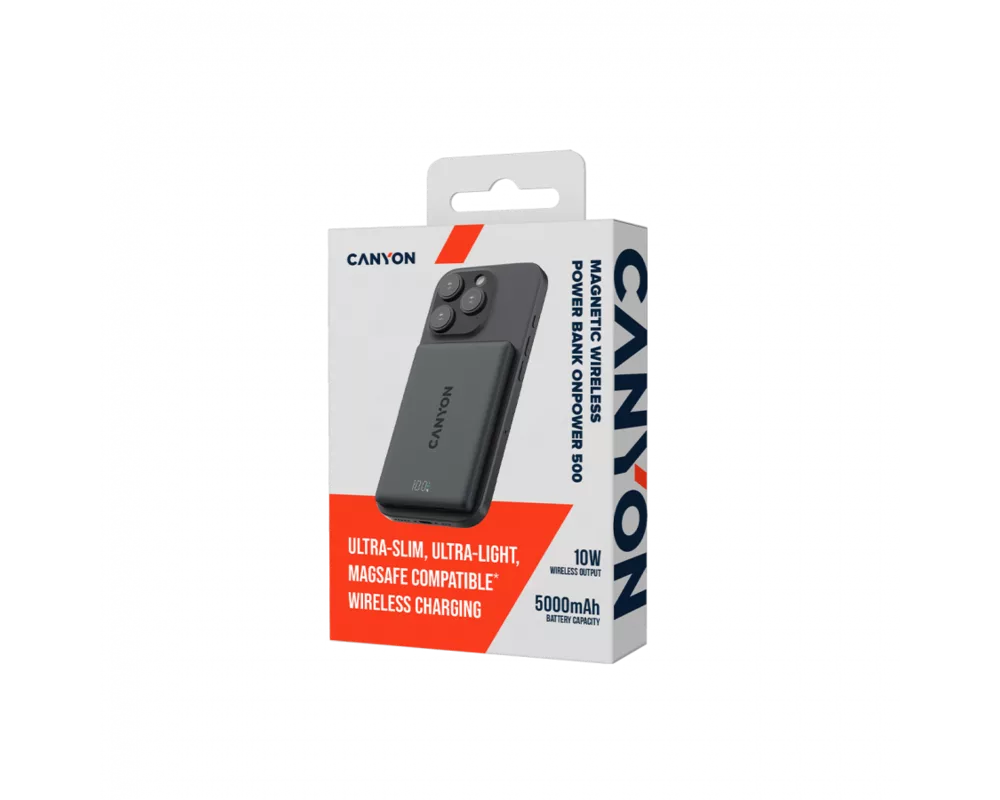 Външна батерия CANYON magnetic power bank OnPower 500 P... 6