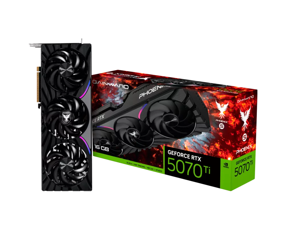 Видеокарта Gainward GeForce RTX 5070Ti Phoenix-S 16GB GDDR7 2