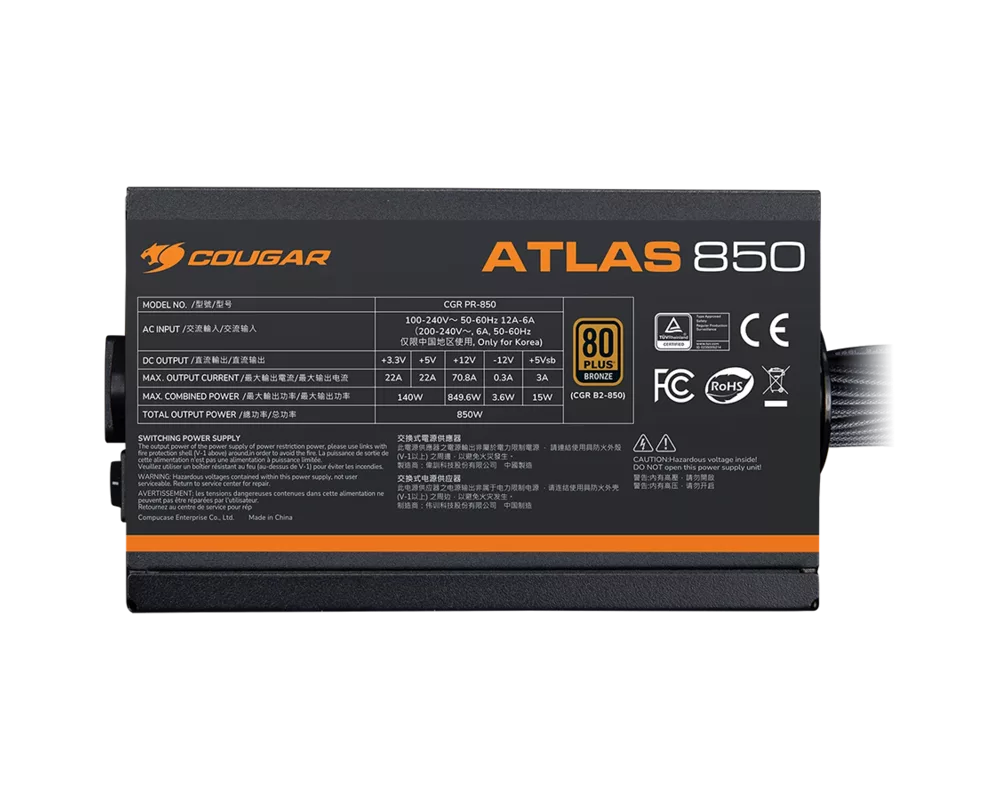 Захранване COUGAR ATLAS 650 PSU 4