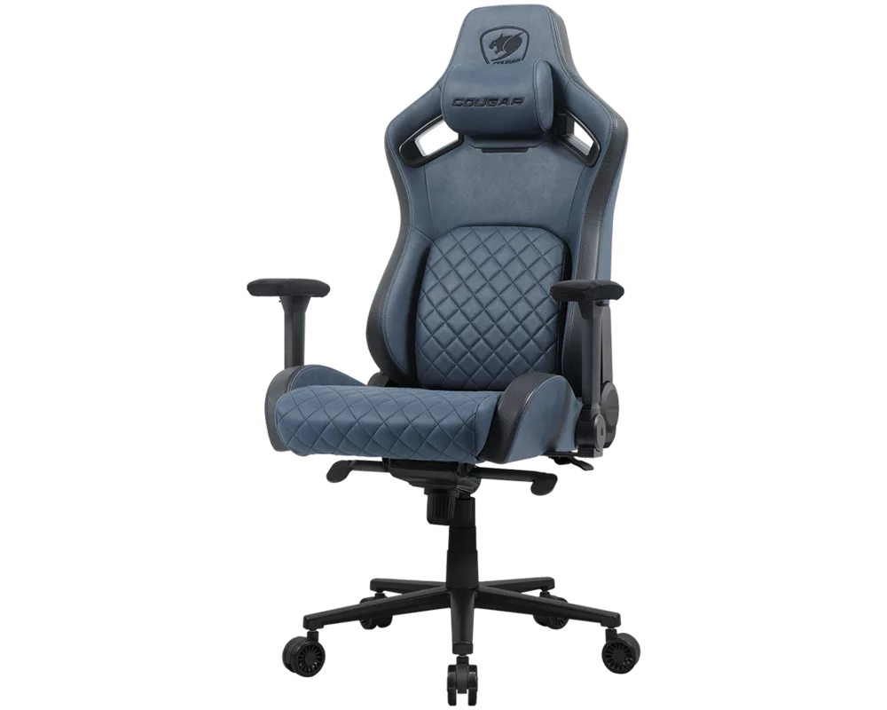 Геймърски стол COUGAR Defensor S Navy Blue F Gaming Cha... 2