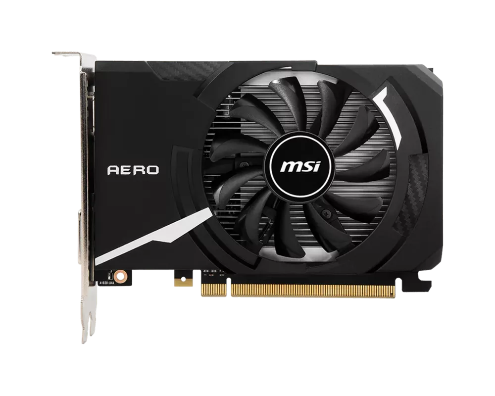 Видеокарта MSI Nvidia GeForce GT 1030 AERO ITX 4GHD4 OC 2