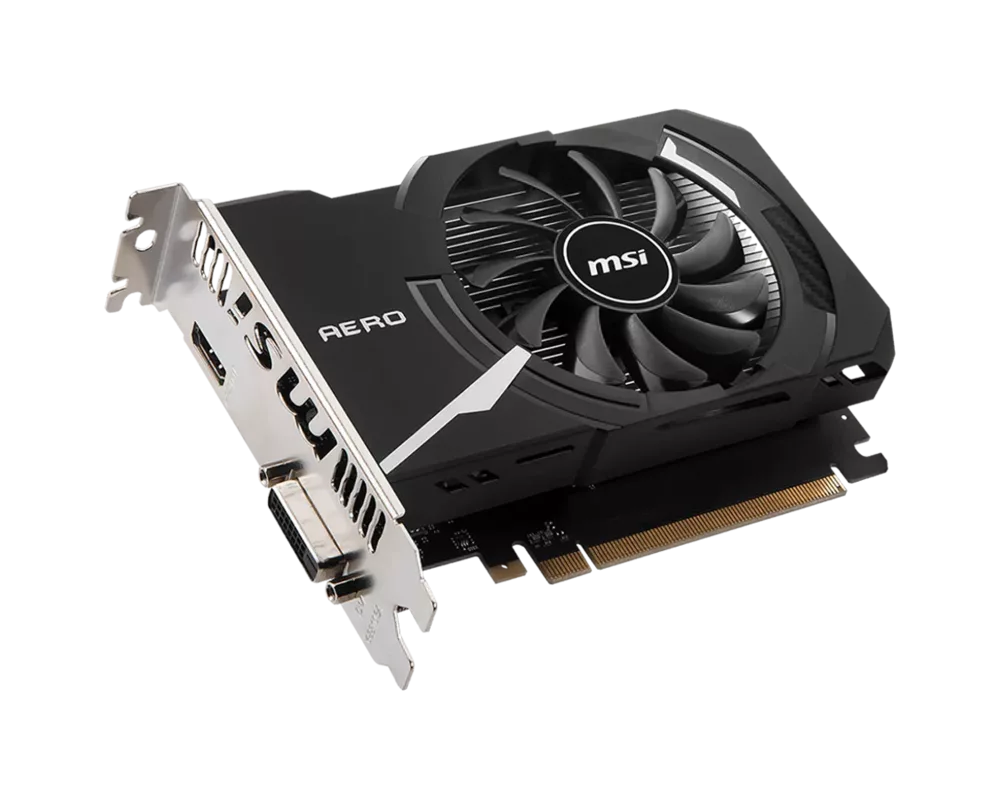 Видеокарта MSI Nvidia GeForce GT 1030 AERO ITX 4GHD4 OC 3