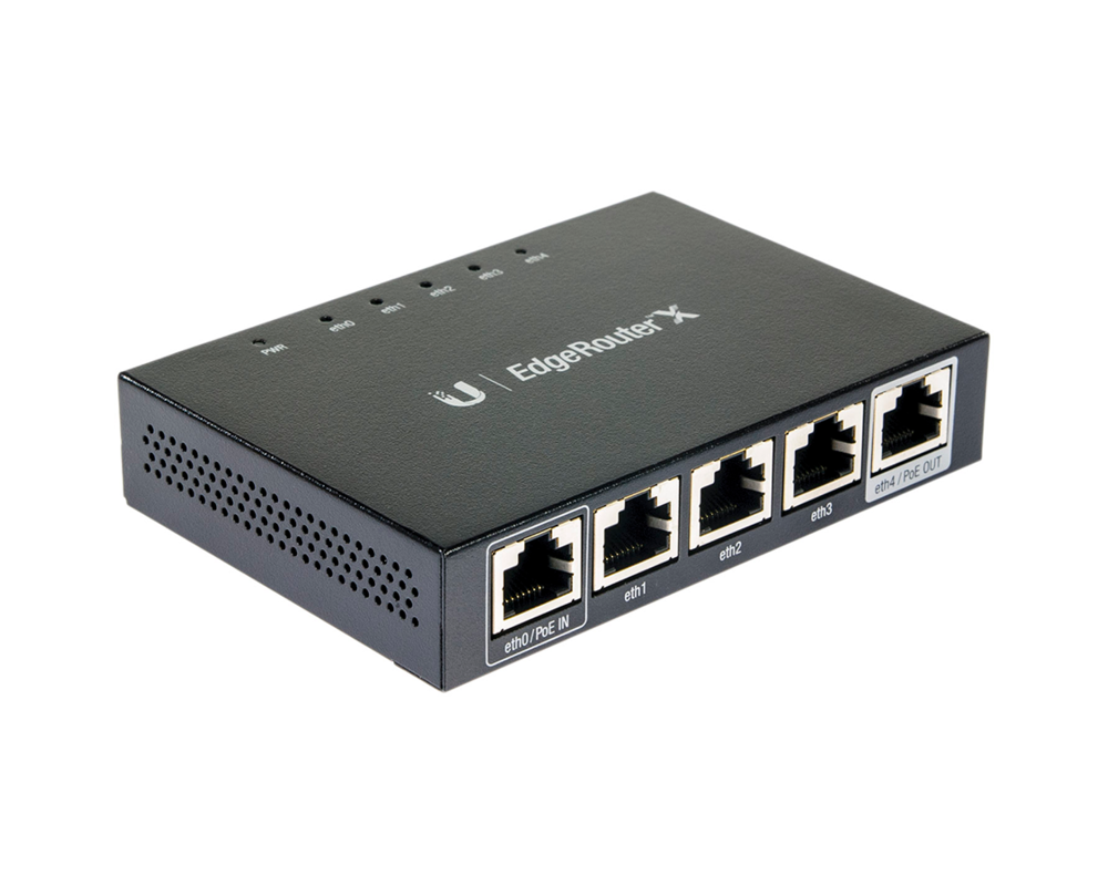 Рутер Ubiquiti EdgeRouter ER-X 5-Port single Passive PoE 12