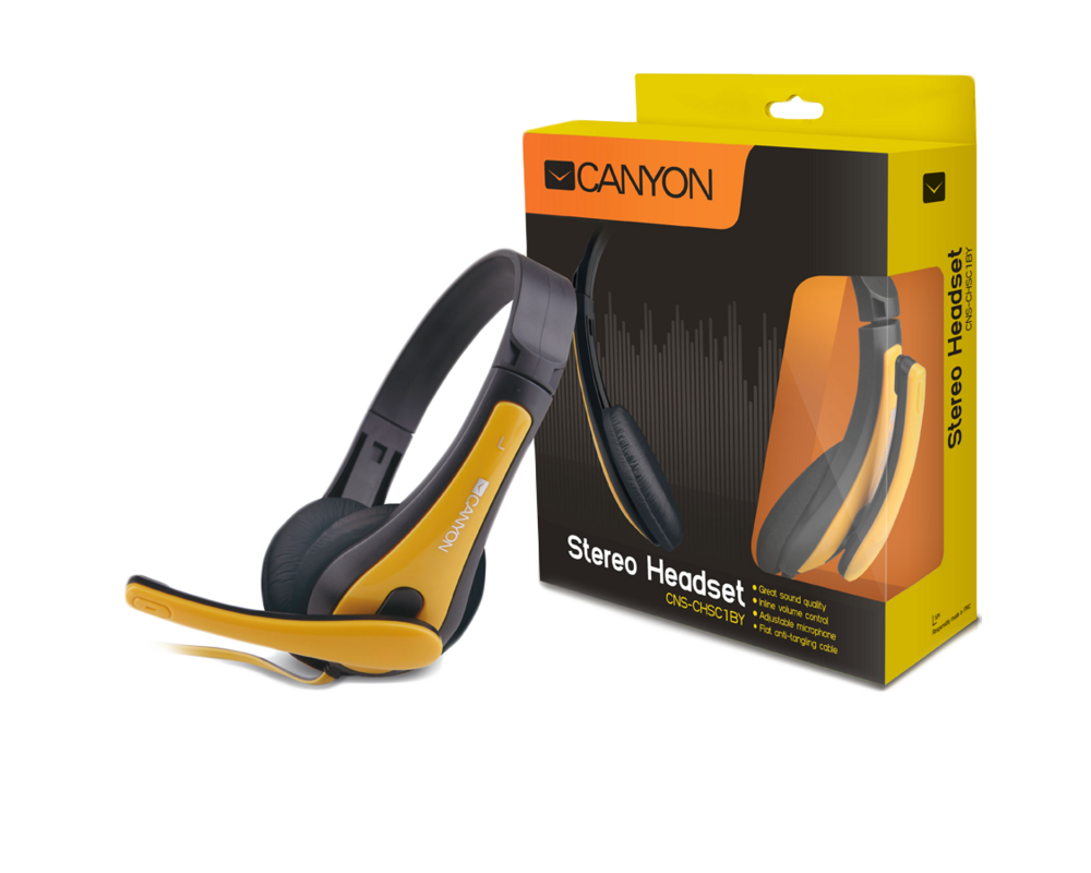 Слушалки CANYON entry price PC headset 4