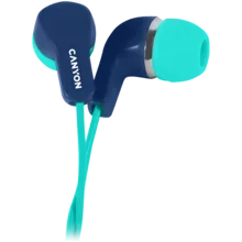  CANYON Stereo Earphones with inline microphone 97554 CNS-CEPM02GBL на топ цена - PIC.bg