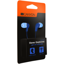  CANYON Stereo Earphones with inline microphone 97574 CNS-CEPM02BL на топ цена - PIC.bg