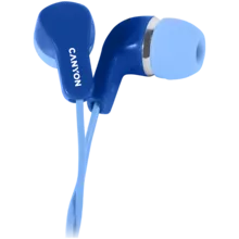  CANYON Stereo Earphones with inline microphone 97574 CNS-CEPM02BL на топ цена - PIC.bg