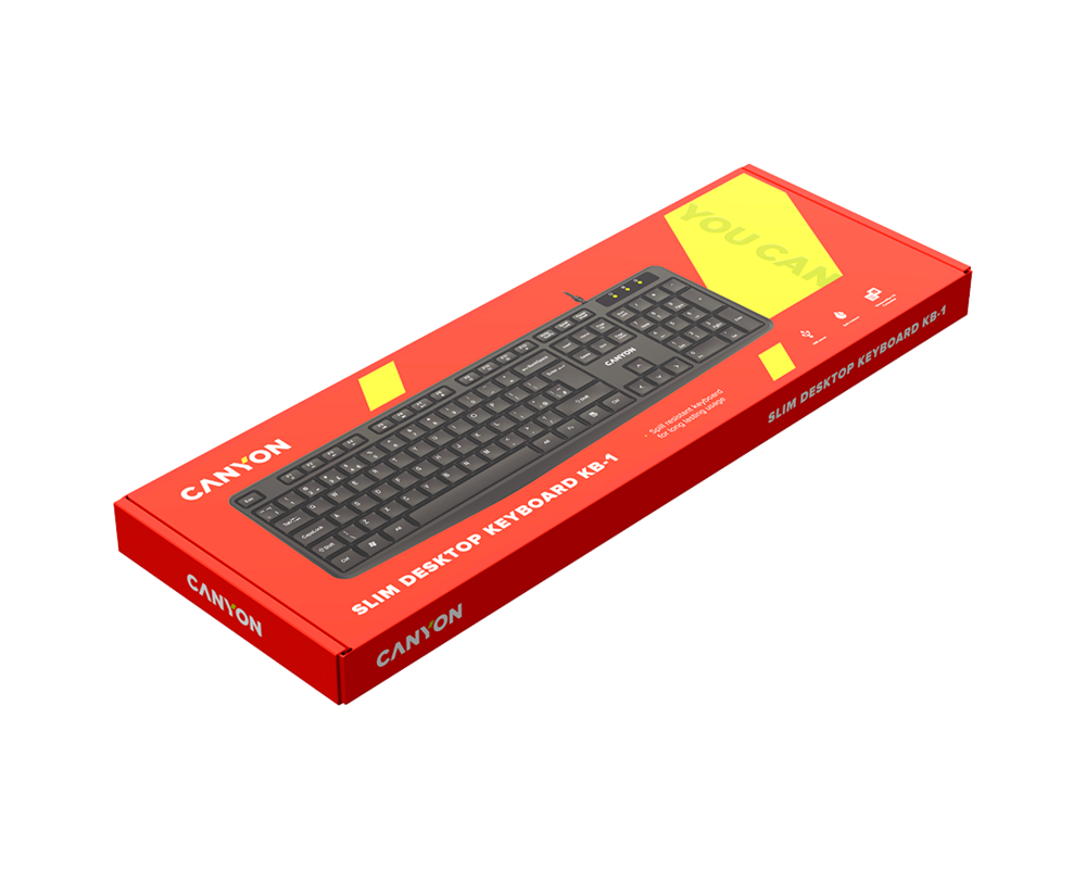 Клавиатура CANYON Keyboard CNE-CKEY01 10