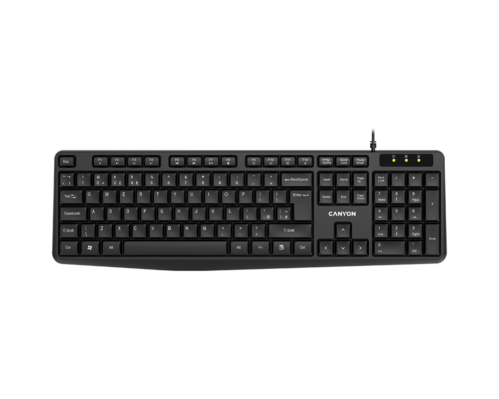 Клавиатура CANYON Keyboard CNE-CKEY01 8
