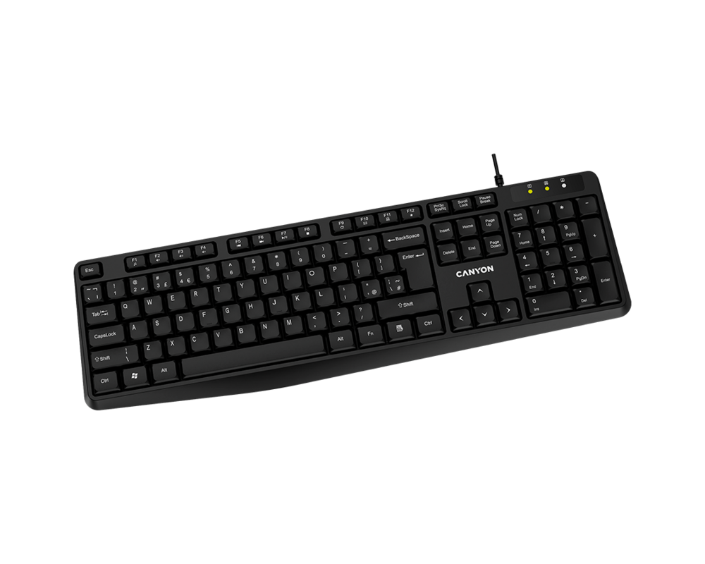 Клавиатура CANYON Keyboard CNE-CKEY01 9