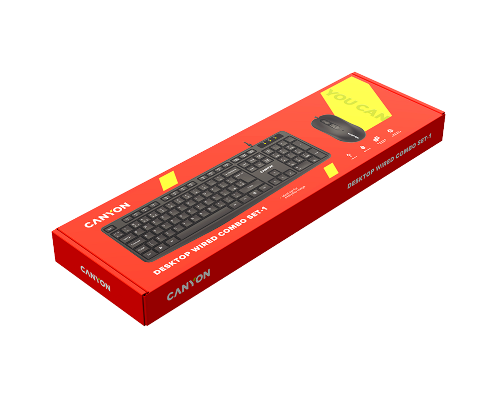 Клавиатура CANYON USB standard KB 12
