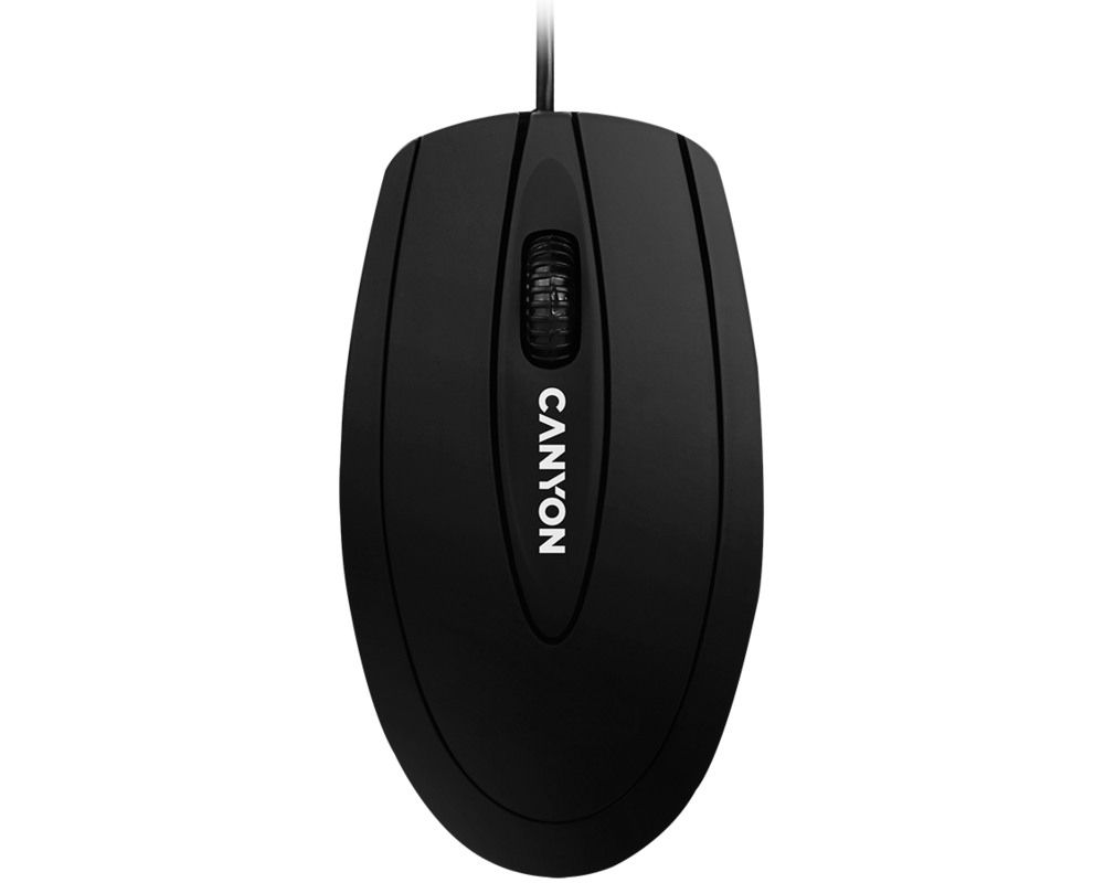 Мишка CANYON mouse CM-1 Wired Black 4