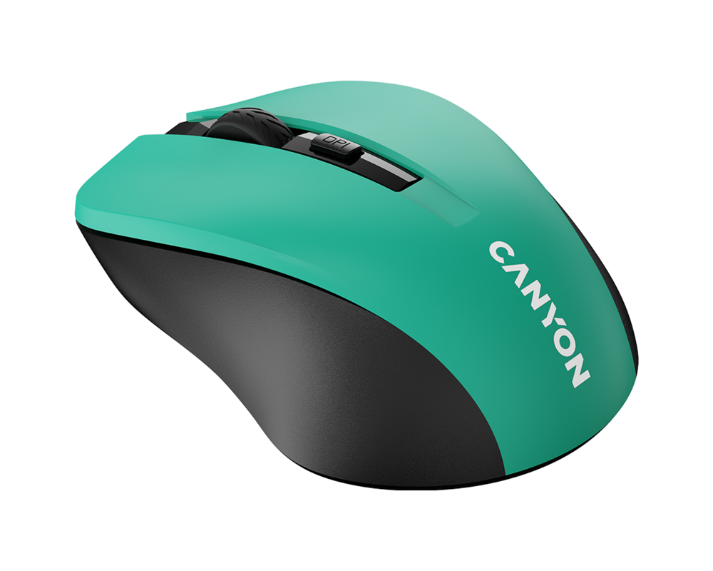Мишка CANYON mouse MW-1 Wireless Green 9