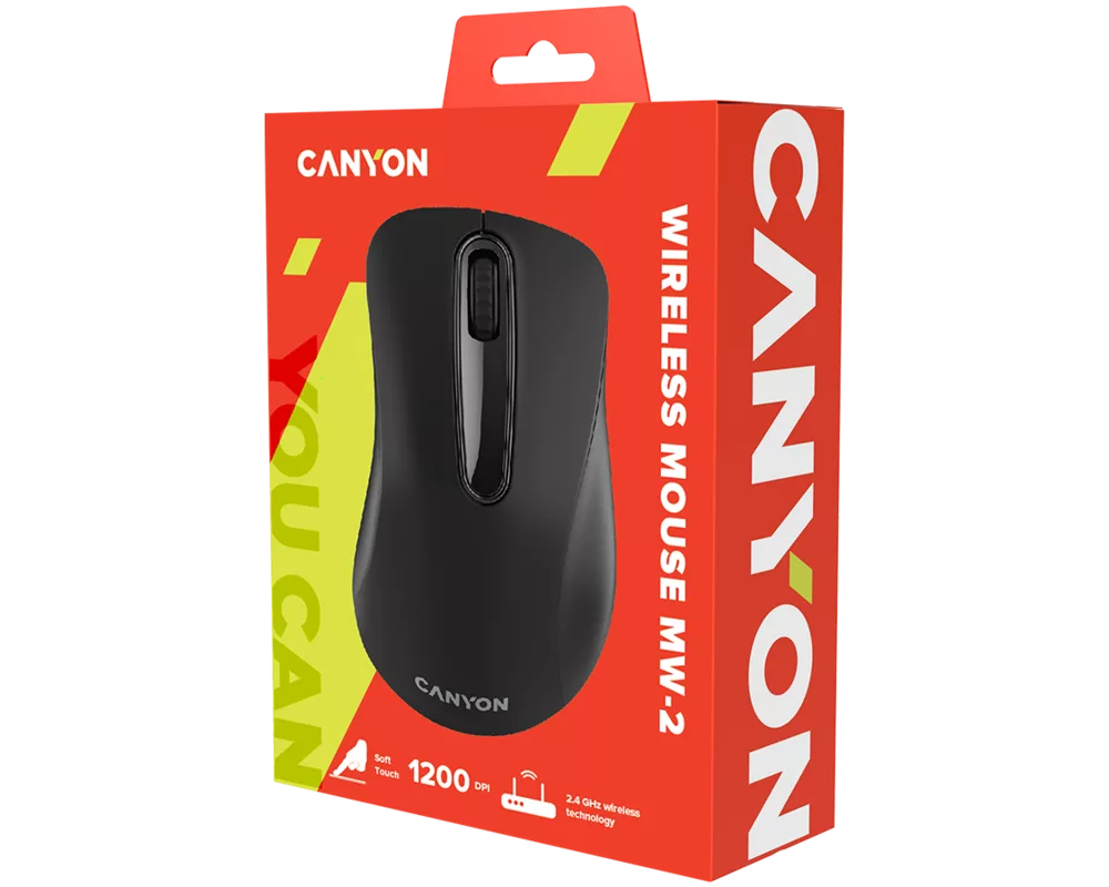 Мишка CANYON MW2 2.4GHz wireles Optical Mouse with 3 buttons 3