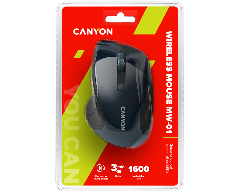 Мишка CANYON 2.4Ghz wireless mouse 11