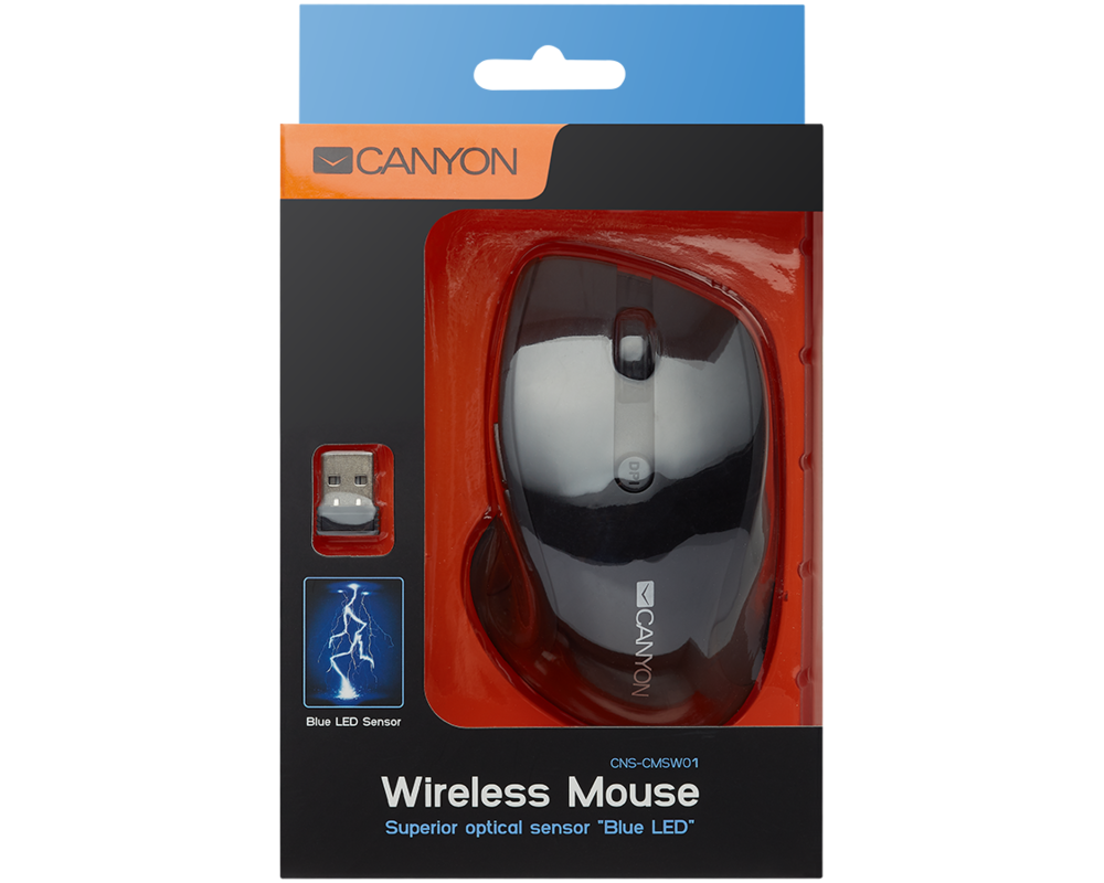 Мишка CANYON 2.4Ghz wireless mouse 6