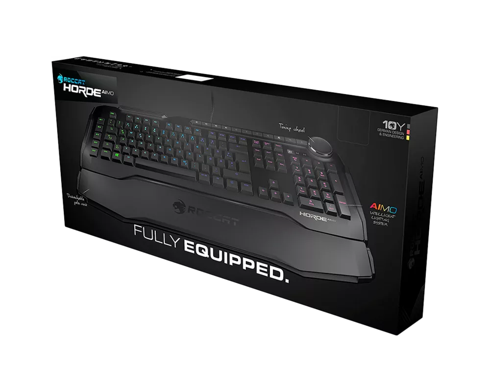 Клавиатура ROCCAT Horde AIMO Membranical RGB Gaming Keyboard 2