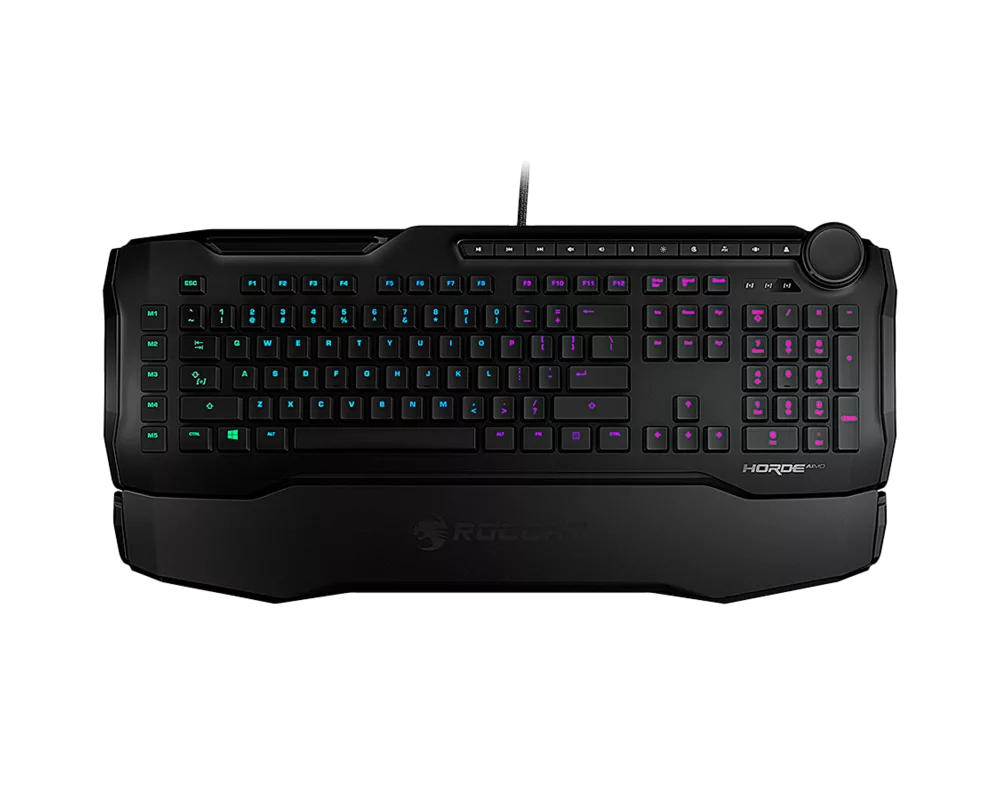 Клавиатура ROCCAT Horde AIMO Membranical RGB Gaming Keyboard 5