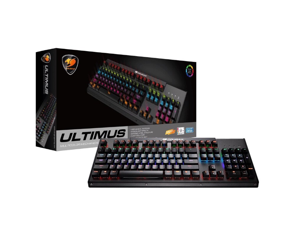 Клавиатура COUGAR Ultimus TTC Blue Switch RGB Mechanical Gaming Keyboard 2