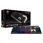 Клавиатура COUGAR ATTACK X3 Red Cherry MX RGB Mechanical Gaming Keyboard 2