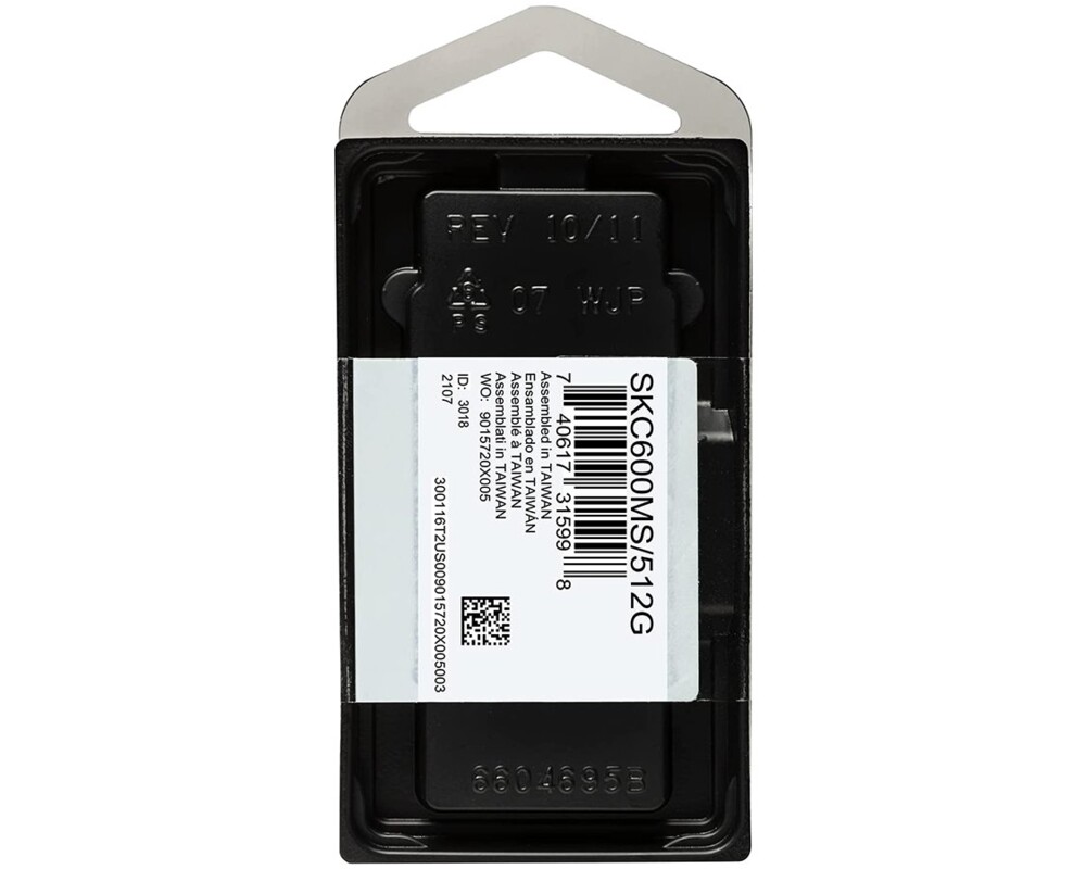 SSD KINGSTON KC600, 512GB, mSATA 4 SSD KINGSTON KC600, 512GB, mSATA 4