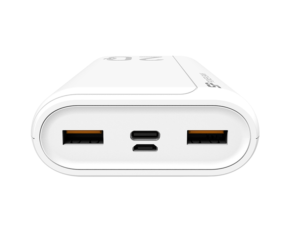 Външна батерия Silicon Power QS15, 20000 mAh, Бял 6 Външна батерия Silicon Power QS15, 20000 mAh, Бял 6