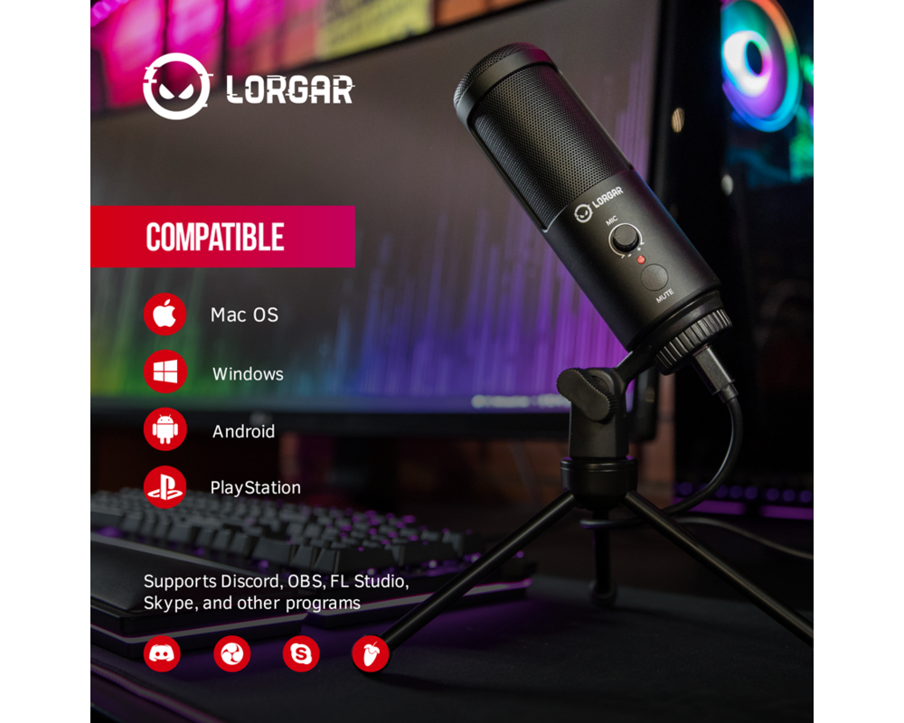 Микрофон LORGAR Voicer 521 2 Микрофон LORGAR Voicer 521 2