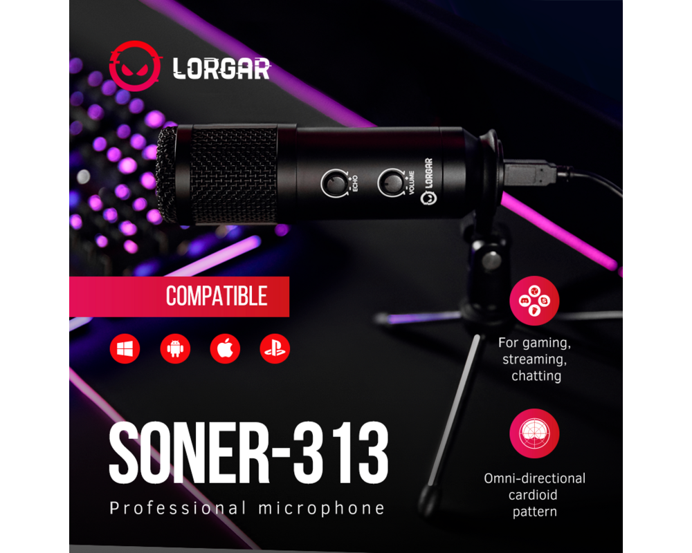 Микрофон LORGAR Soner 313 2 Микрофон LORGAR Soner 313 2