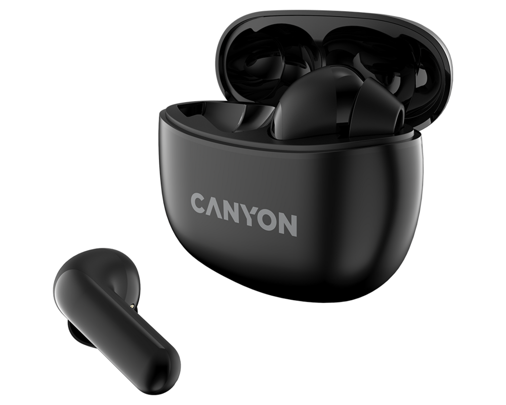 Слушалки CANYON headset TWS-5 Black 2 Слушалки CANYON headset TWS-5 Black 2