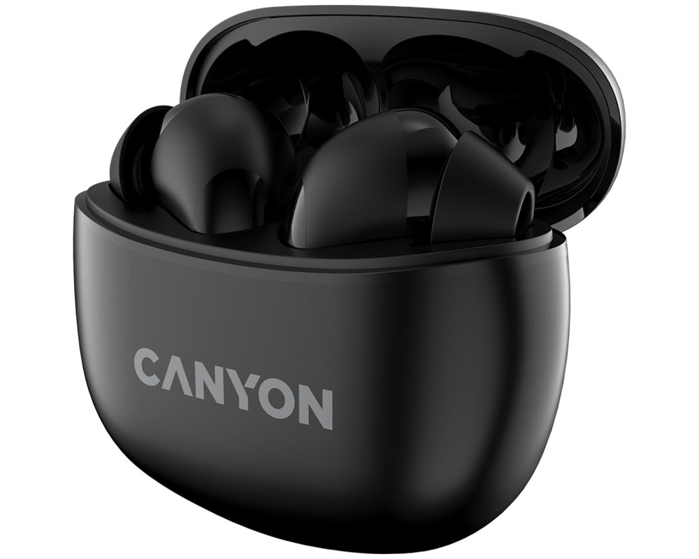 Слушалки CANYON headset TWS-5 Black 3 Слушалки CANYON headset TWS-5 Black 3