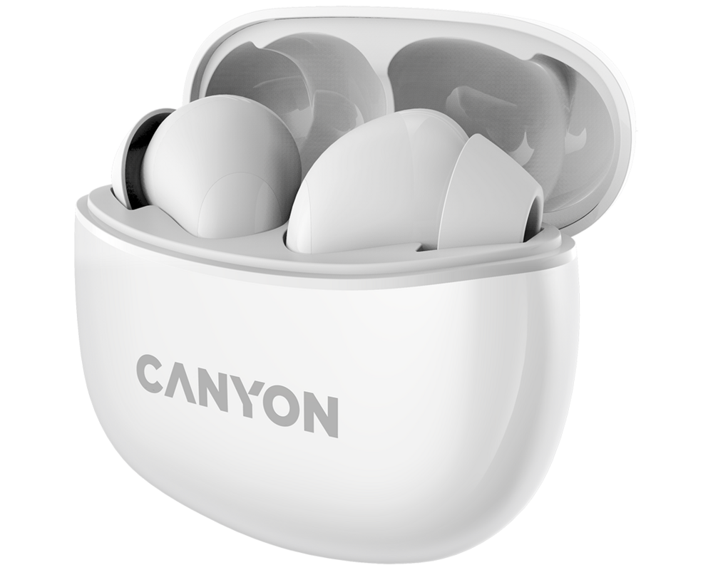 Слушалки CANYON headset TWS-5 White 3 Слушалки CANYON headset TWS-5 White 3