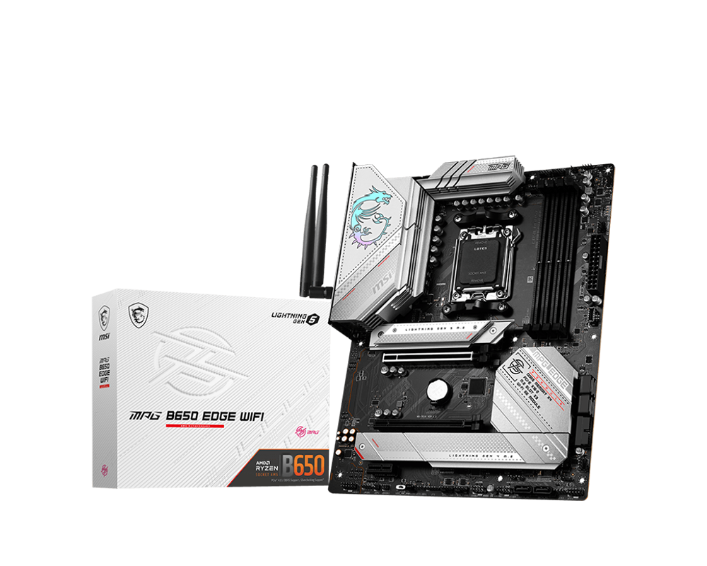 Дънна платка MSI Mainboard Desktop MPG B650 EDGE WIFI Дънна платка MSI Mainboard Desktop MPG B650 EDGE WIFI