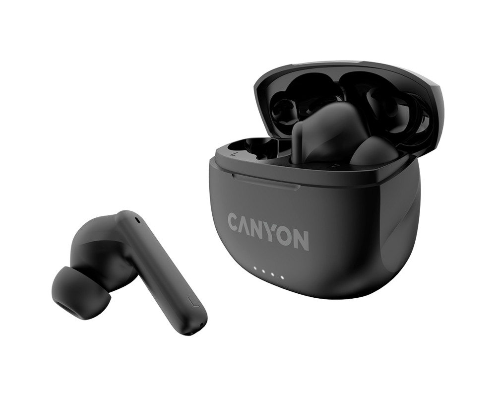 Слушалки CANYON headset TWS-8 ENC Black 2 Слушалки CANYON headset TWS-8 ENC Black 2