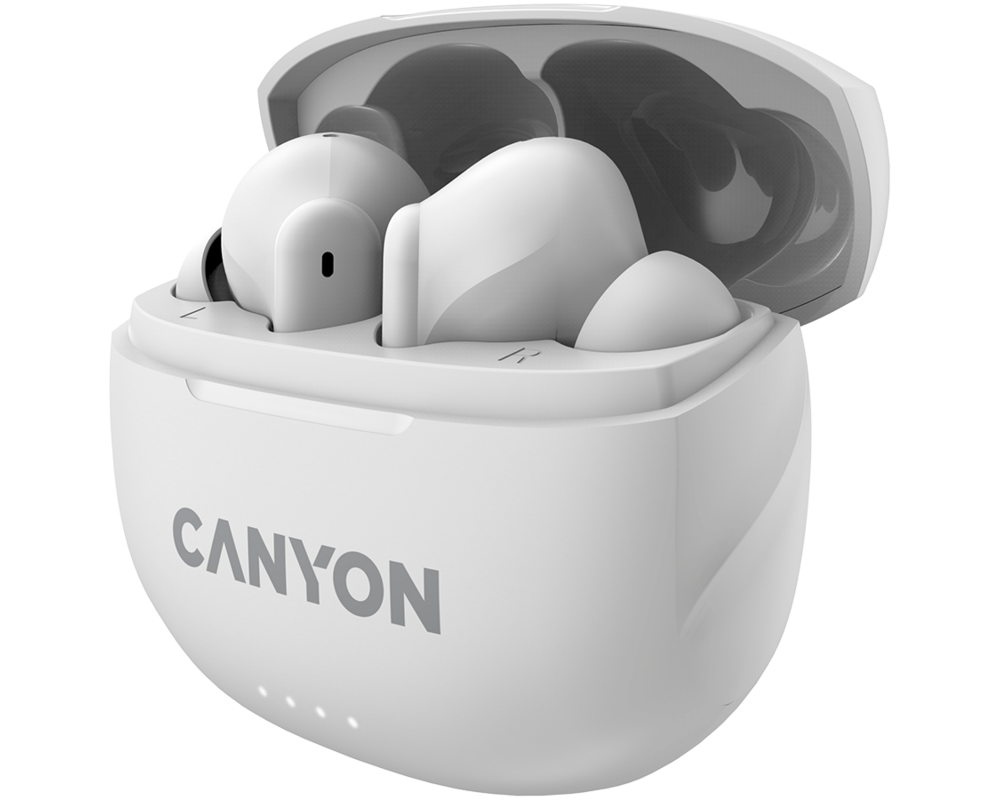Слушалки CANYON headset TWS-8 ENC White 3 Слушалки CANYON headset TWS-8 ENC White 3