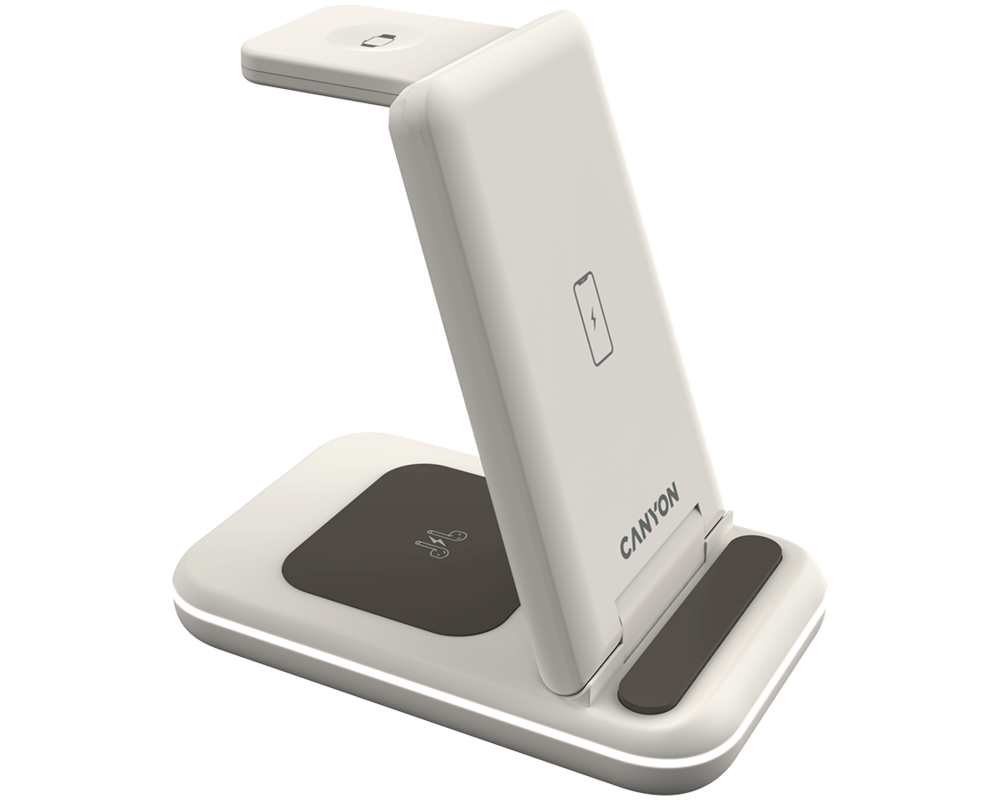 Зарядно CANYON wireless WS-304 15W 2in1 Cosmic L... 4 Зарядно CANYON wireless WS-304 15W 2in1 Cosmic L... 4