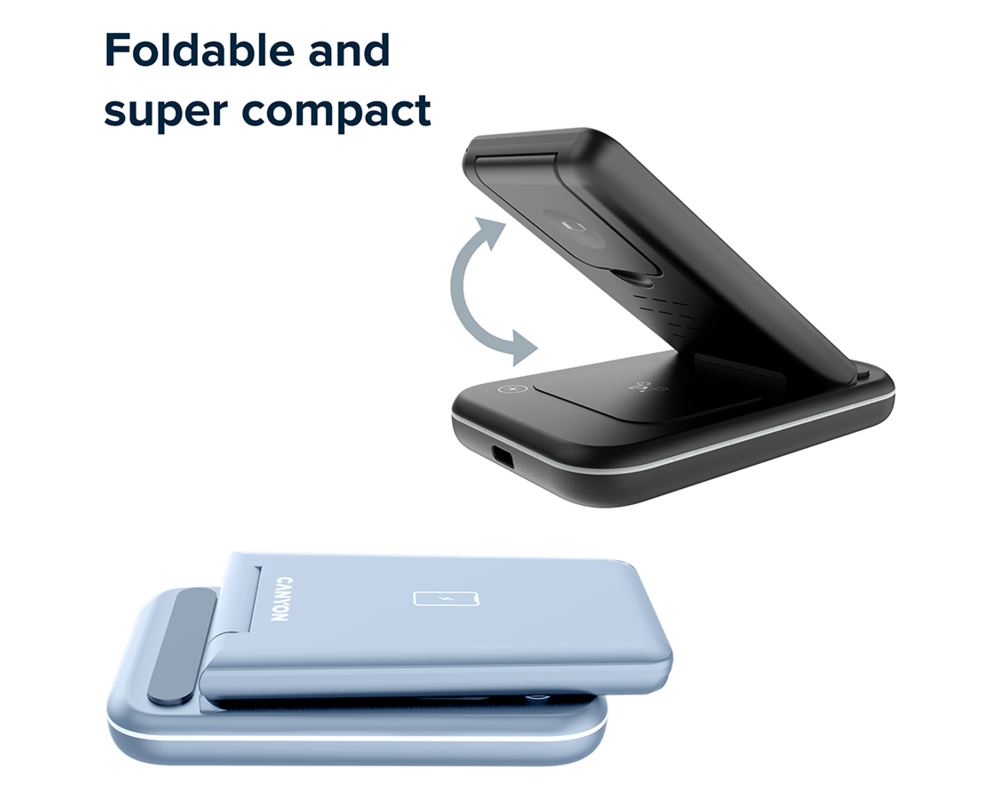Зарядно CANYON wireless WS-304 15W 2in1 Cosmic L... 10 Зарядно CANYON wireless WS-304 15W 2in1 Cosmic L... 10