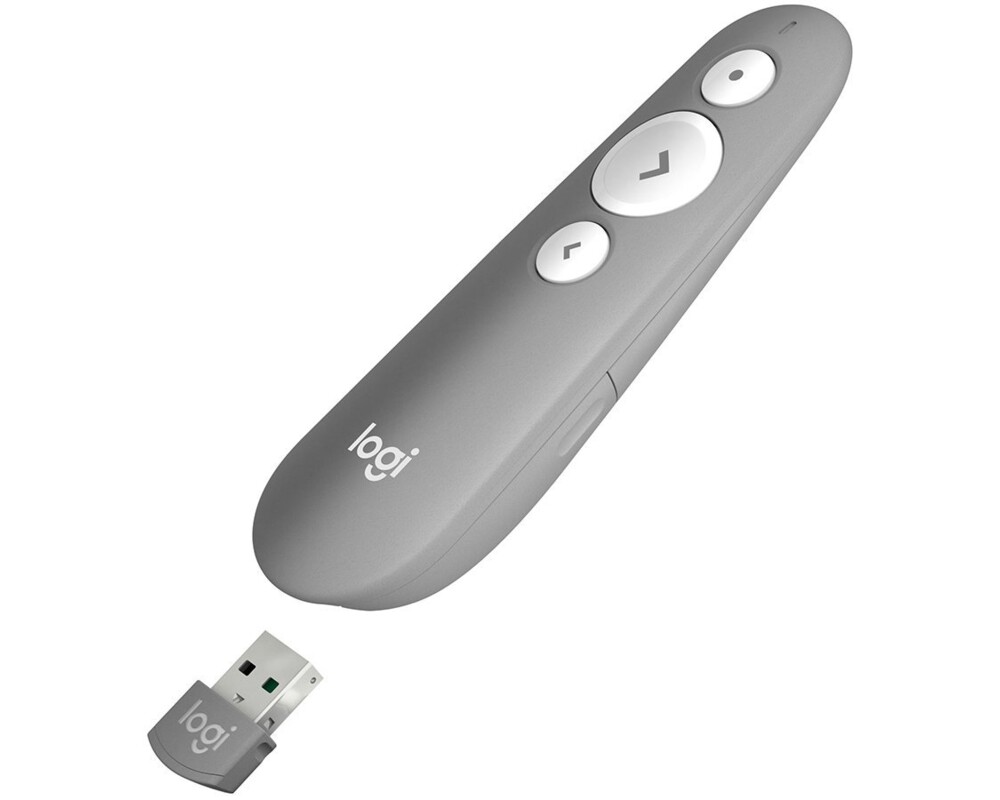 Безжичен презентер LOGITECH R500s Remote - MID GREY Безжичен презентер LOGITECH R500s Remote - MID GREY
