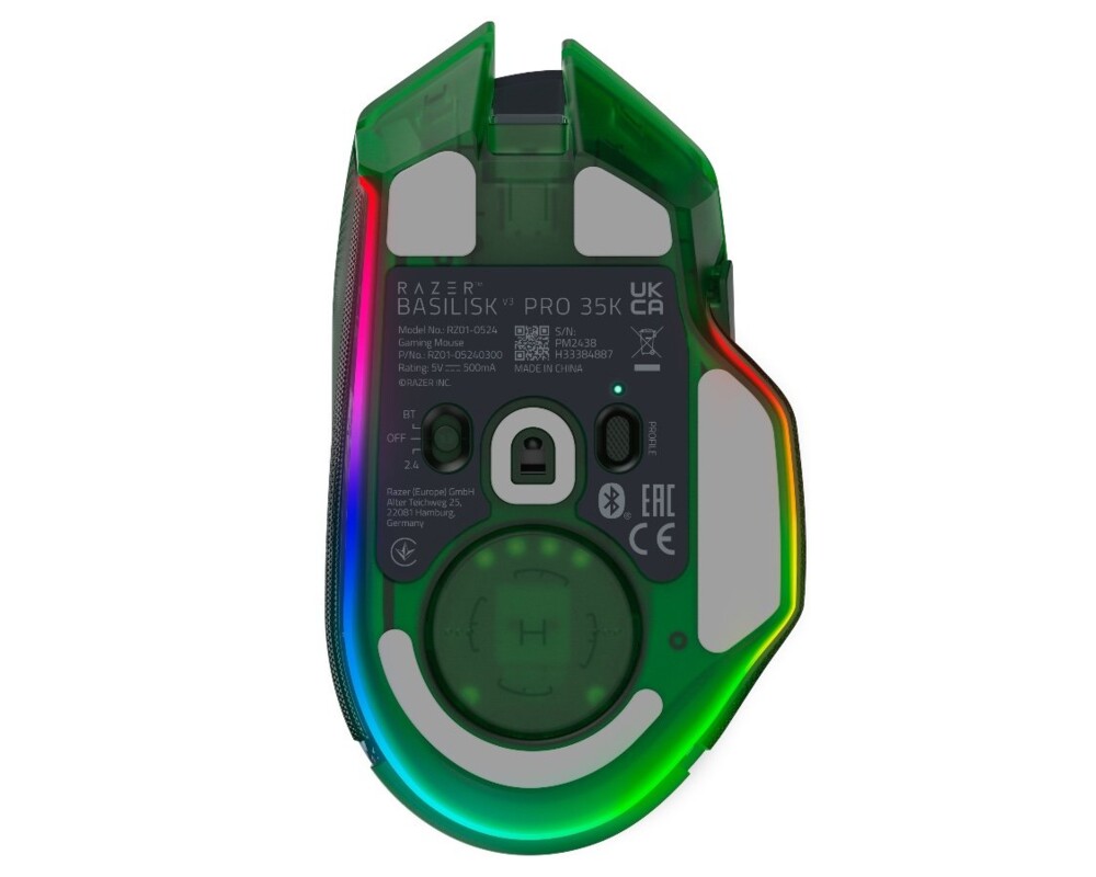 Мишка Razer Basilisk V3 Pro 35K Phantom Green Edition 5 Мишка Razer Basilisk V3 Pro 35K Phantom Green Edition 5