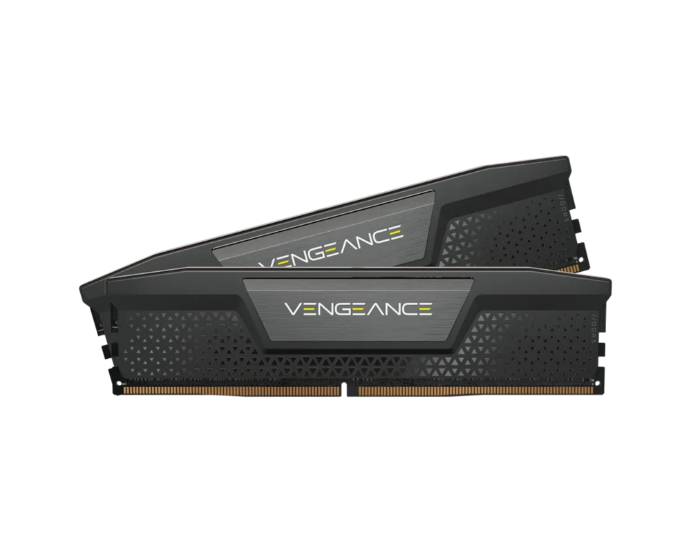 Памет CORSAIR DDR5, 6000MT/s 64GB 2x32GB DIMM, Unbuffered, 40-40-40-77, Std PMIC, AMD EXPO, VENGEANCE DDR5 Cool Grey Heatspreader, 1.35V Памет CORSAIR DDR5, 6000MT/s 64GB 2x32GB DIMM, Unbuffered, 40-40-40-77, Std PMIC, AMD EXPO, VENGEANCE DDR5 Cool Grey Heatspreader, 1.35V